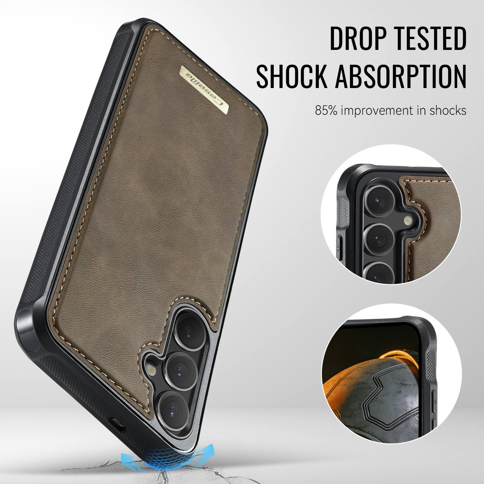 DROP TESTED  
SHOCK ABSORPTION  
85% improvement in shocks
