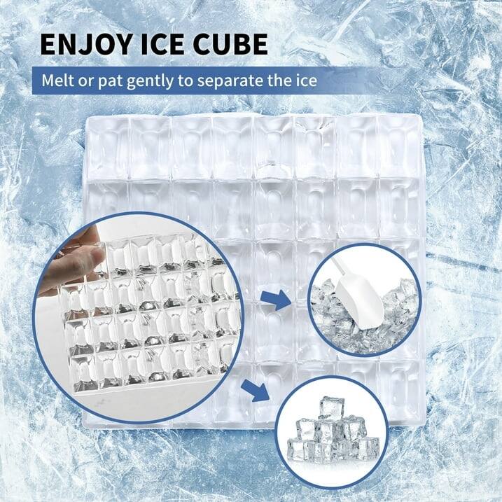 ENJOY ICE CUBE

Melt or pat gently to separate the ice