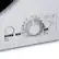 Alt View 3. Black+Decker - 2.65 Cu.Ft. Stackable Smart Electric Dryer with Standard Wall Outlet - White.