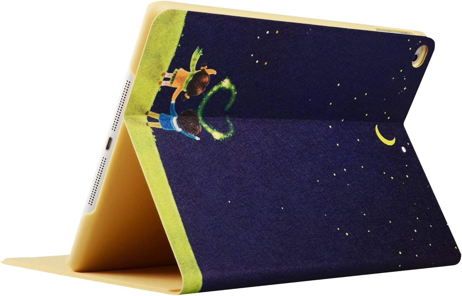 Left. DuraSafe Cases - iPad Air 3 10.5" 2019 & iPad Pro 10.5" 2017 Folio Smart Case with Dual-Angle Stand A1701 A1709 A1852 A2152 A2123 A2153 - Night Sky.