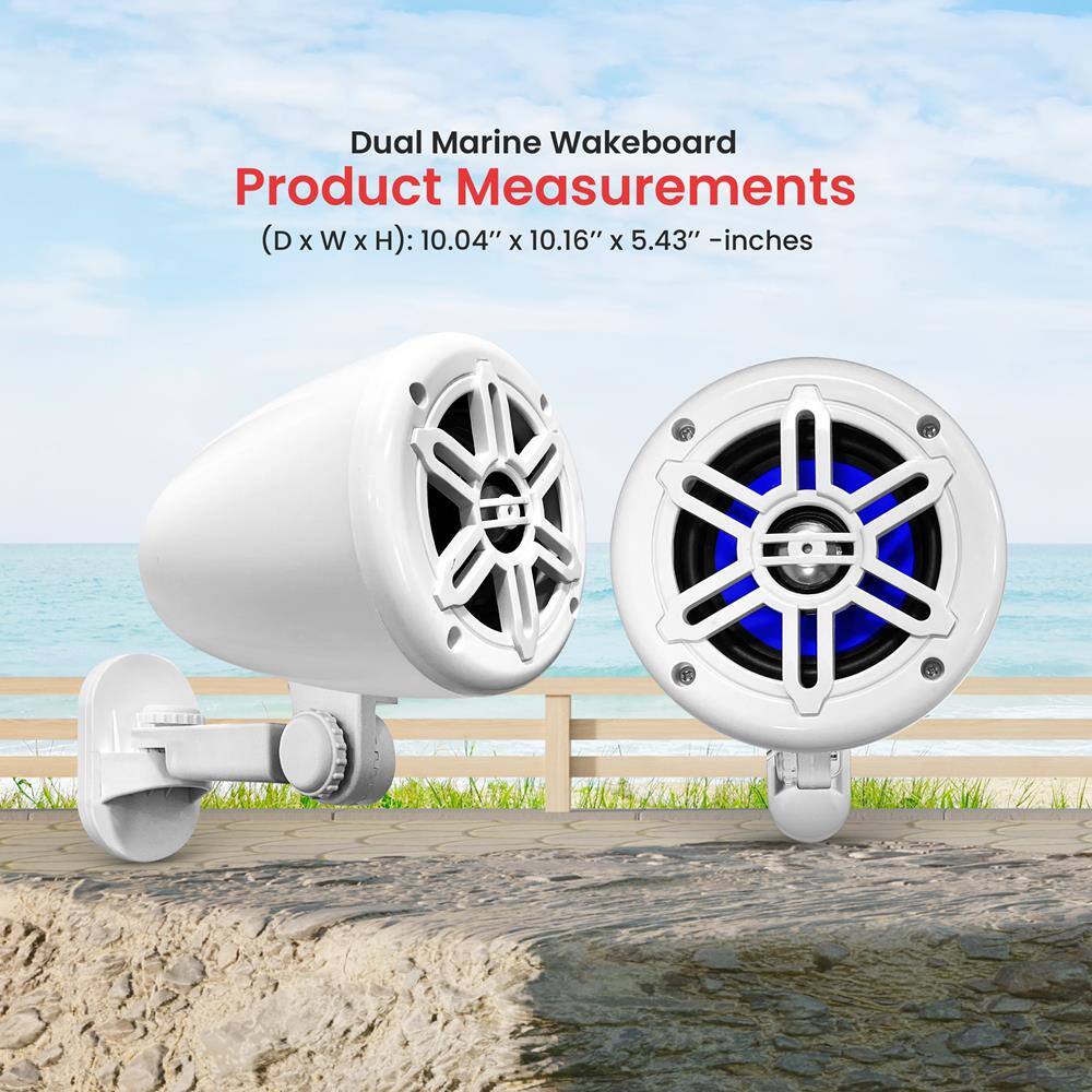 Dual Marine Wakeboard Product Measurements  
(D x W x H): 10.04" x 10.16" x 5.43" - inches