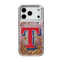 Keyscaper - MLB - Texas Rangers iPhone Text Backdrop Design Case - 15 - Multicolor