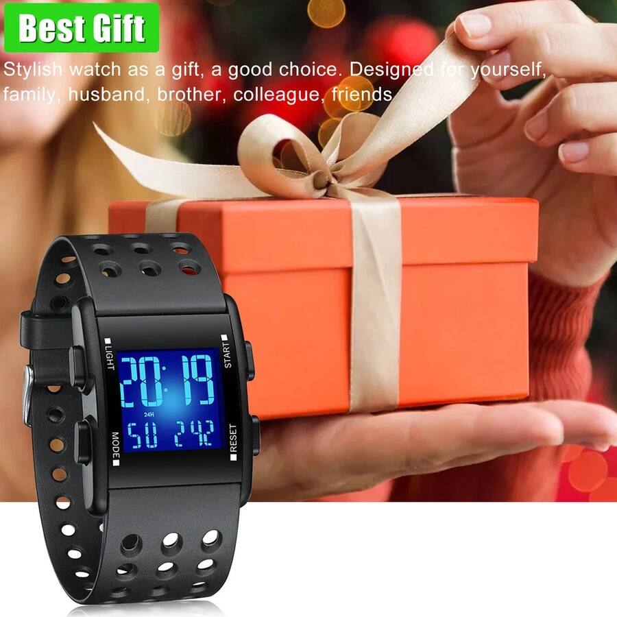 Home Collection Men LED Digital Sports Watch Waterproof Military ...
