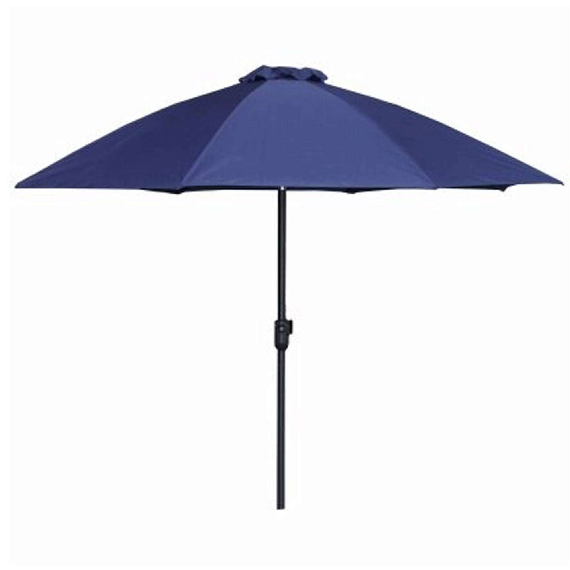 Alt View 1. Four Seasons Courtyard - Four Seasons Courtyard 9 Foot Crank Lift Auto Tilt System Patio Umbrella, Navy - Navy.