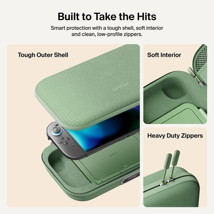 Built to Take the Hits  
Smart protection with a tough shell, soft interior and clean, low-profile zippers.

Tough Outer Shell  
Soft Interior  
Heavy Duty Zippers