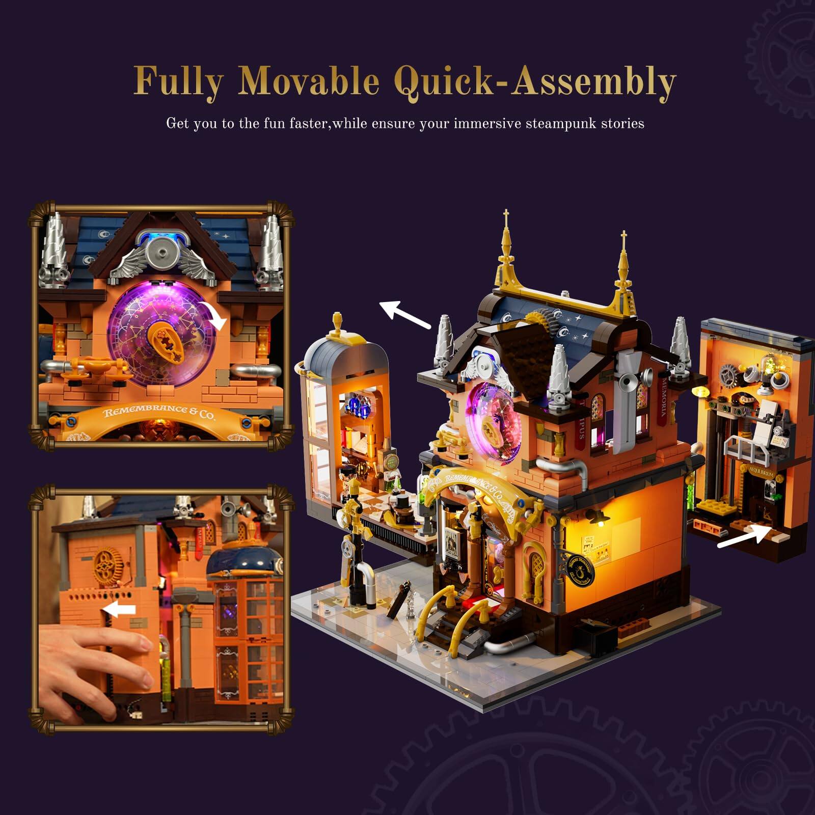 Fully Movable Quick-Assembly  
Get you to the fun faster, while ensuring your immersive steampunk stories  

REMEMBRANCE & CO.  

SINCERINCE.CE.CE.CE.CE.CE.CE.CE.CO.CO.CO.CO.CO.CO.CO.CO.CO.CO.CO.CO.CO.CO.CO.CO.CO.CO.CO.CO.CO.CO.CO.CO.CO.CO.CO.CO.CO.CO.CO.CO.CO.CO.CO.CO.CO.CO.CO.CO.CO.CO.CO.CO.CO.CO.CO.CO.CO.CO.CO.CO.CO.CO.CO.CO.CO.CO.CO.CO.CO.CO.CO.CO.CO.CO.CO.CO.CO.CO.CO.CO.CO.CO.CO.CO.CO.CO.CO.CO.CO.CO.CO.CO.CO.CO.CO.CO.CO.CO.CO.CO.CO.CO.CO.CO.CO.CO.CO.CO.CO.CO.CO.CO.CO.CO.CO.CO.CO.CO.CO.CO.CO.CO.CO.CO.CO.CO.CO.CO.CO.CO.CO.CO.CO.CO.CO.CO.CO.CO.CO.CO.CO.CO.CO.CO.CO.CO.CO.CO.CO.CO.CO.CO.CO.CO.CO.CO.CO.CO.CO.CO.CO.CO.CO.CO.CO.CO.CO.CO.CO.CO.CO.CO.CO.CO.CO.CO.CO.CO.CO.CO.CO.CO.CO.CO.CO.CO.CO.CO.CO.CO.CO.CO.CO.CO.CO.CO.CO.CO.CO.CO.CO.CO.CO.CO.CO.CO.CO.CO.CO.CO.CO.CO.CO.CO