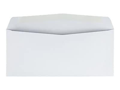 Alt View 3. Quality Park - Gummed #10 Business Envelopes, 4 1/8" x 9 1/2", 500/Box - White Wove.