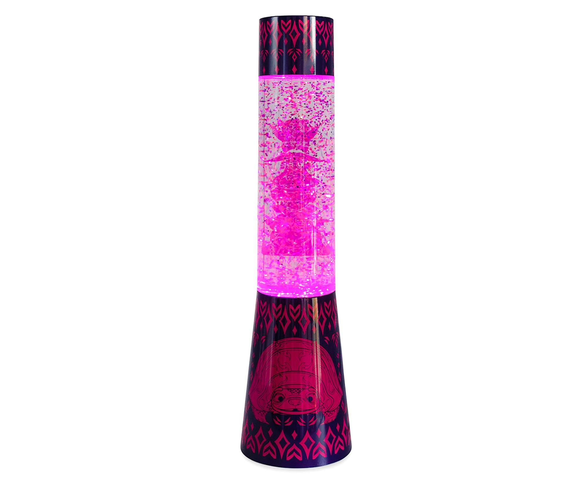 Front. Ukonic - Disney Raya and the Last Dragon Ongi Glitter Motion Mood Light | 13 Inches Tall - Fuchsia.