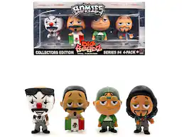 "Homies Big Headz" Series 4 Collector's Edition 4-Pack of Figures by Homies