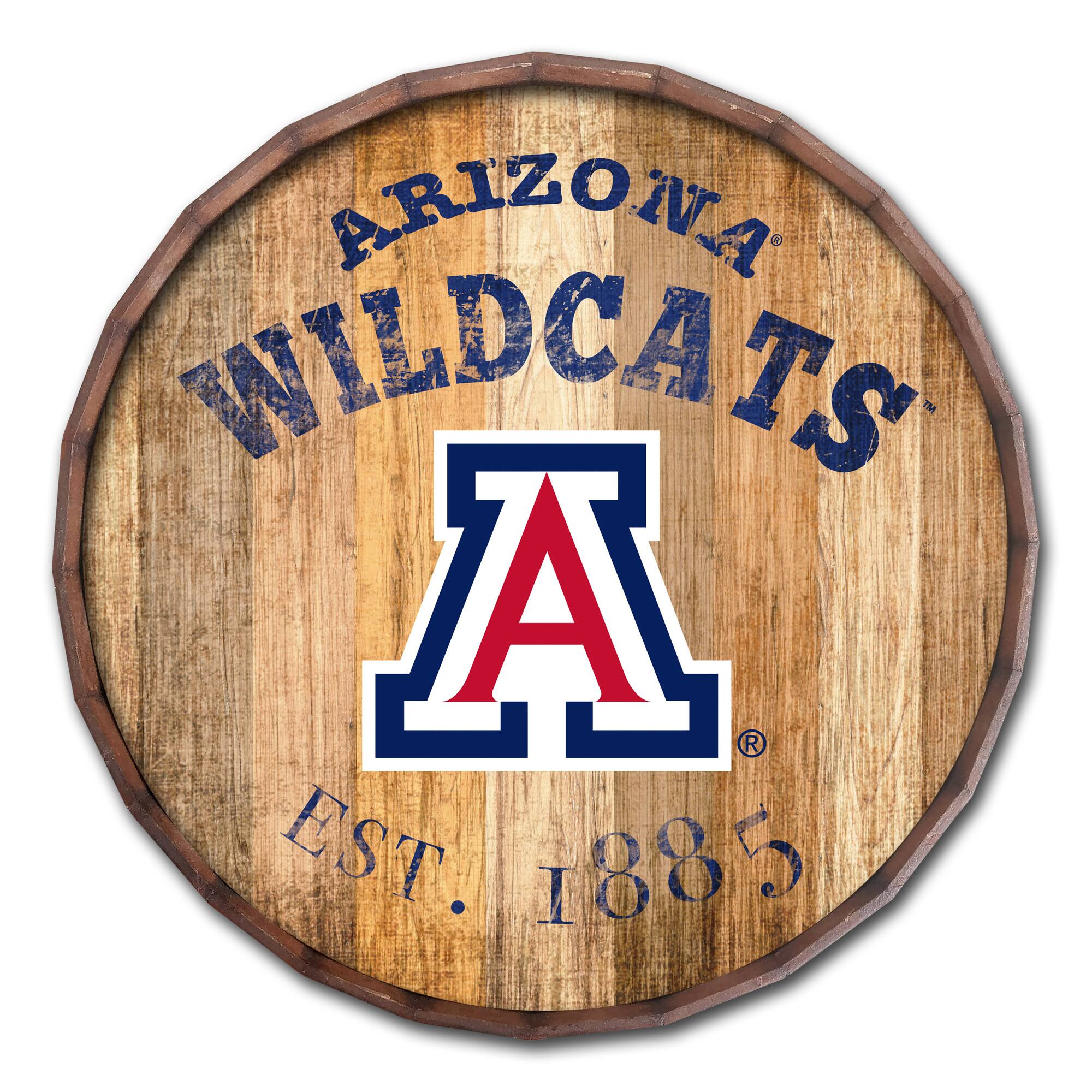 Arizona Wildcats 24'' Established Date Barrel Top