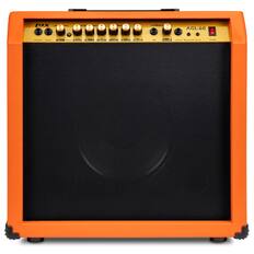 LUX AGL-60 Passive Active - Gain Boost Thre Bass Time Reverb - - - - Micro Volume Lineout Headphone Aux In Power