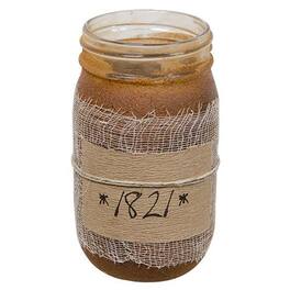 BreeBe - 1821 Jar Candle 16oz - Brown