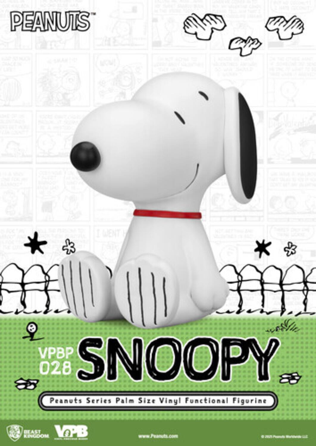 PEANUTS I WENT VPBP 028 SNOOPY Peanuts Series Palm Size Vinyl Functional Figurine KINGDOM BEAST VOPB www.Peanuts.com