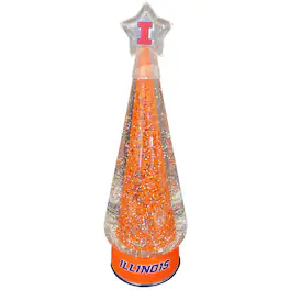 Santa's Workshop - Illinois Fighting Illini 12" Tree Globe - Orange