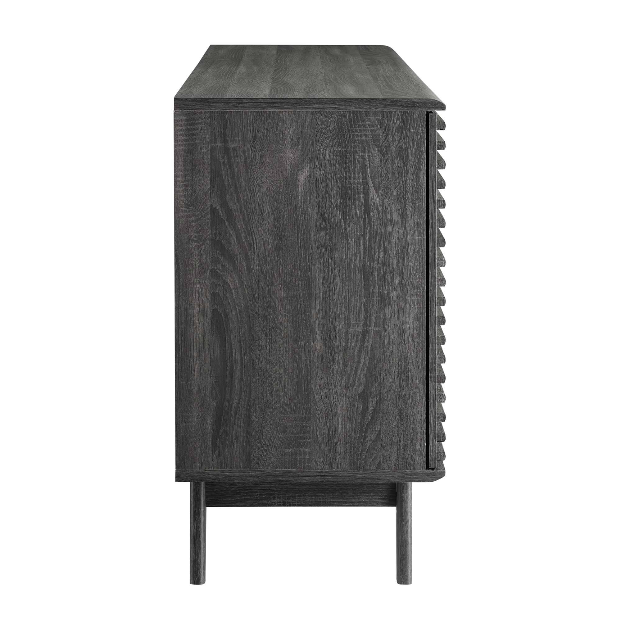 Alt View 1. Modway - Render 63" Sideboard Buffet Table or TV Stand by Modway - Charcoal.