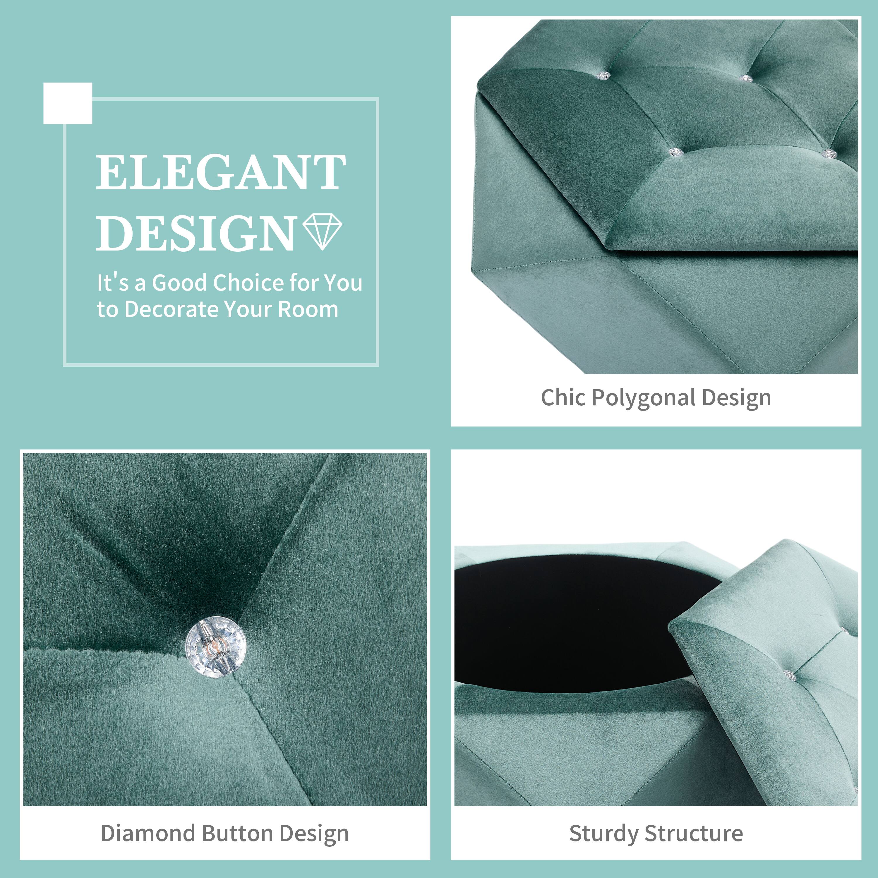 ELEGANT DESIGN  
It's a Good Choice for You to Decorate Your Room  

Chic Polygonal Design  

Diamond Button Design  

Sturdy Structure