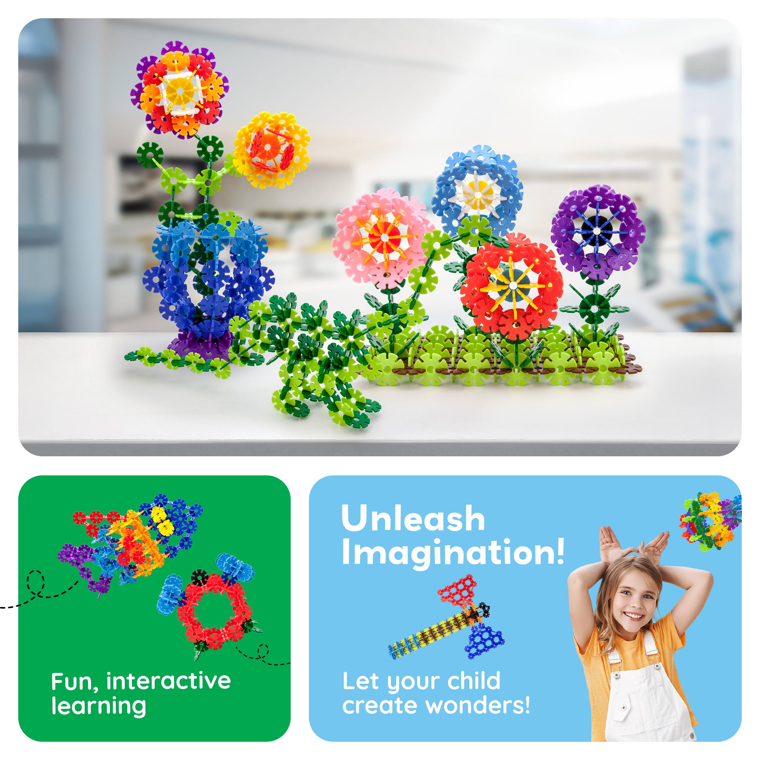 Unleash Imagination!  
Fun, interactive learning  
Let your child create wonders!