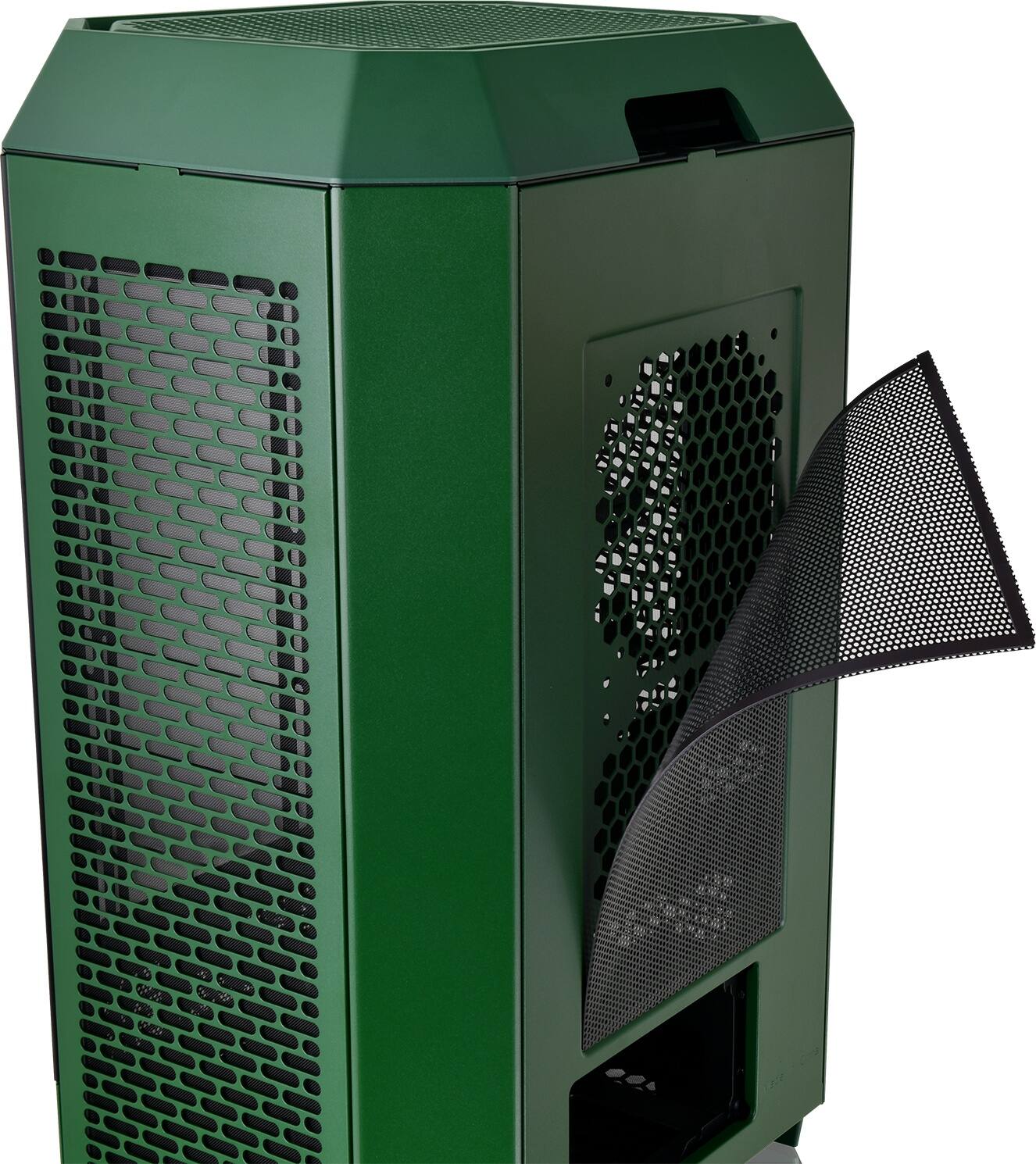Alt View 31. Thermaltake - The Tower 300 Micro ATX PC Case - Racing Green.