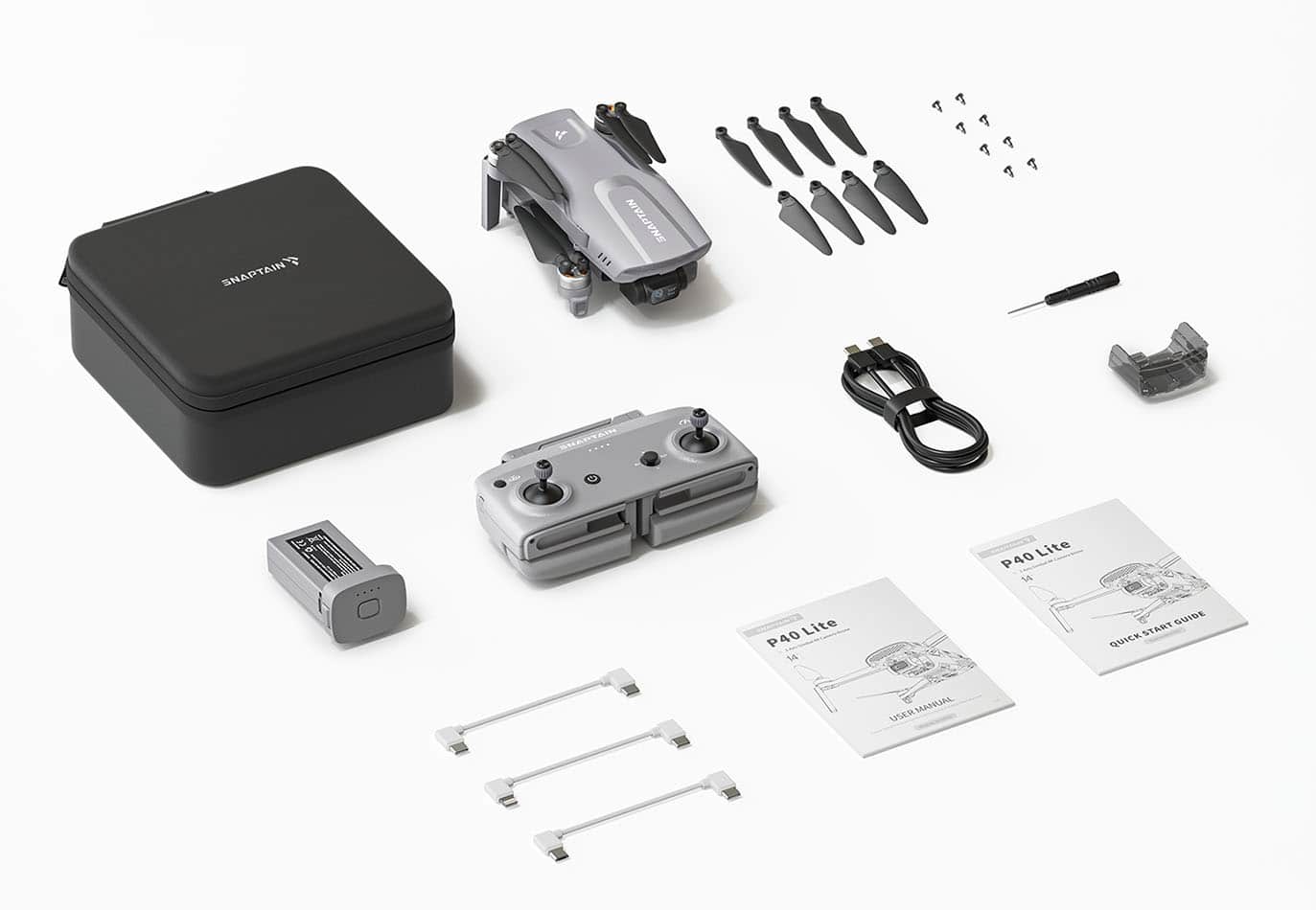 SNAPTAIN, P40 Lite, QUICK START GUIDE, USER MANUAL