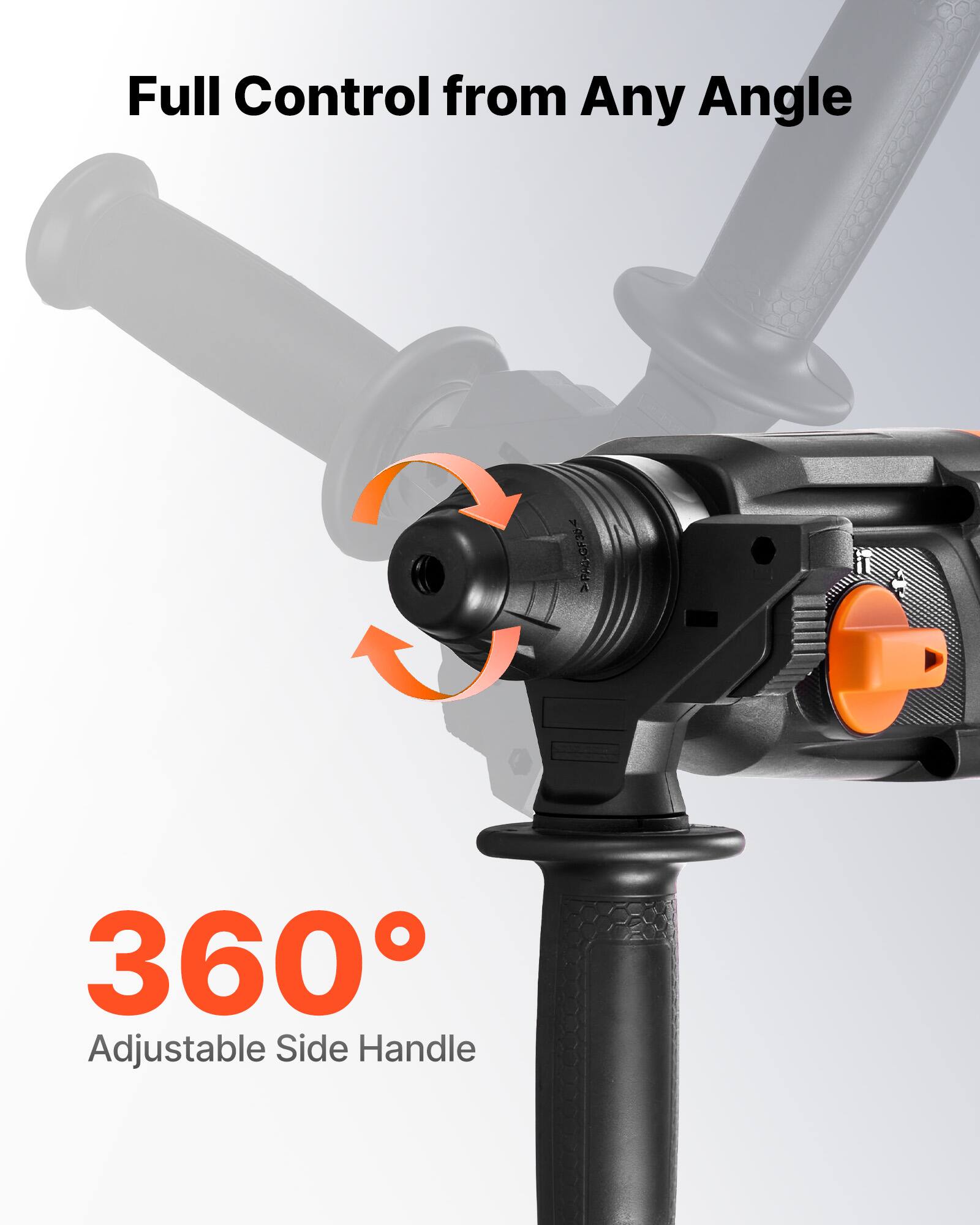 Full Control from Any Angle

>PAN-GF3B<

360° Adjustable Side Handle