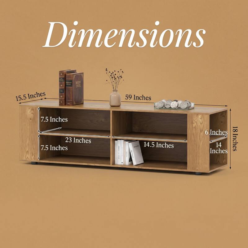 Dimensions
15.5 Inches
59 Inches
7.5 Inches
23 Inches
7.5 Inches
14.5 Inches
6 Inches
18 Inches
14 Inches