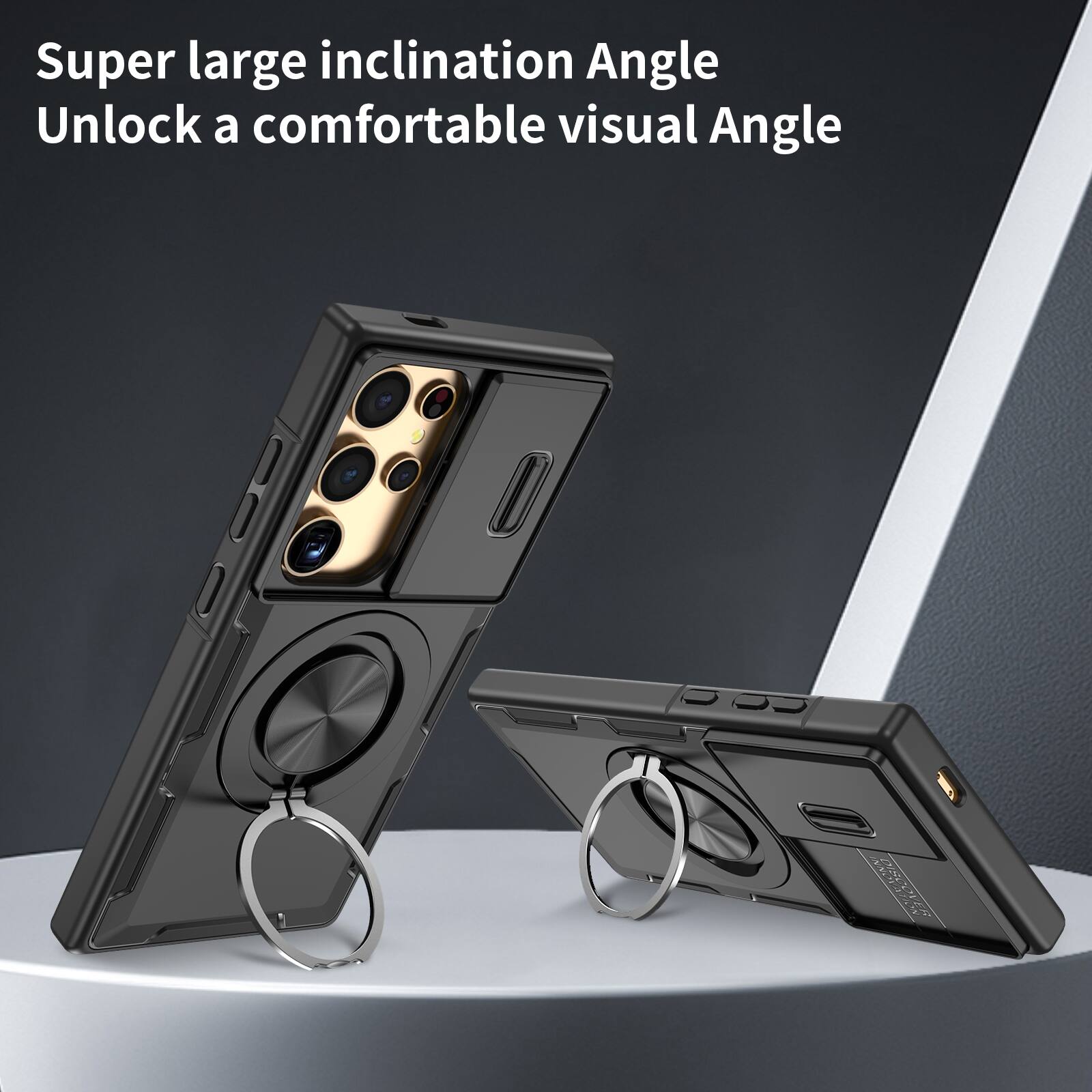 Super large inclination Angle  
Unlock a comfortable visual Angle