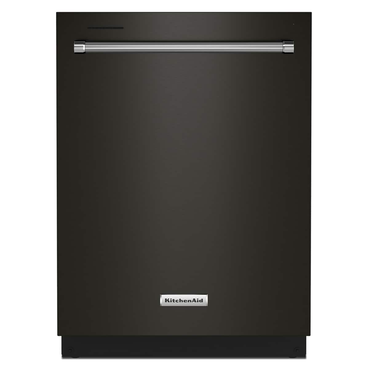 KitchenAid - 24" Top Control Built-In Stainless Steel Tub Dishwasher with 3rd Rack, 50+ Total Wash Jets, 44 dBA - Black Stainless Steel - Front_Zoom