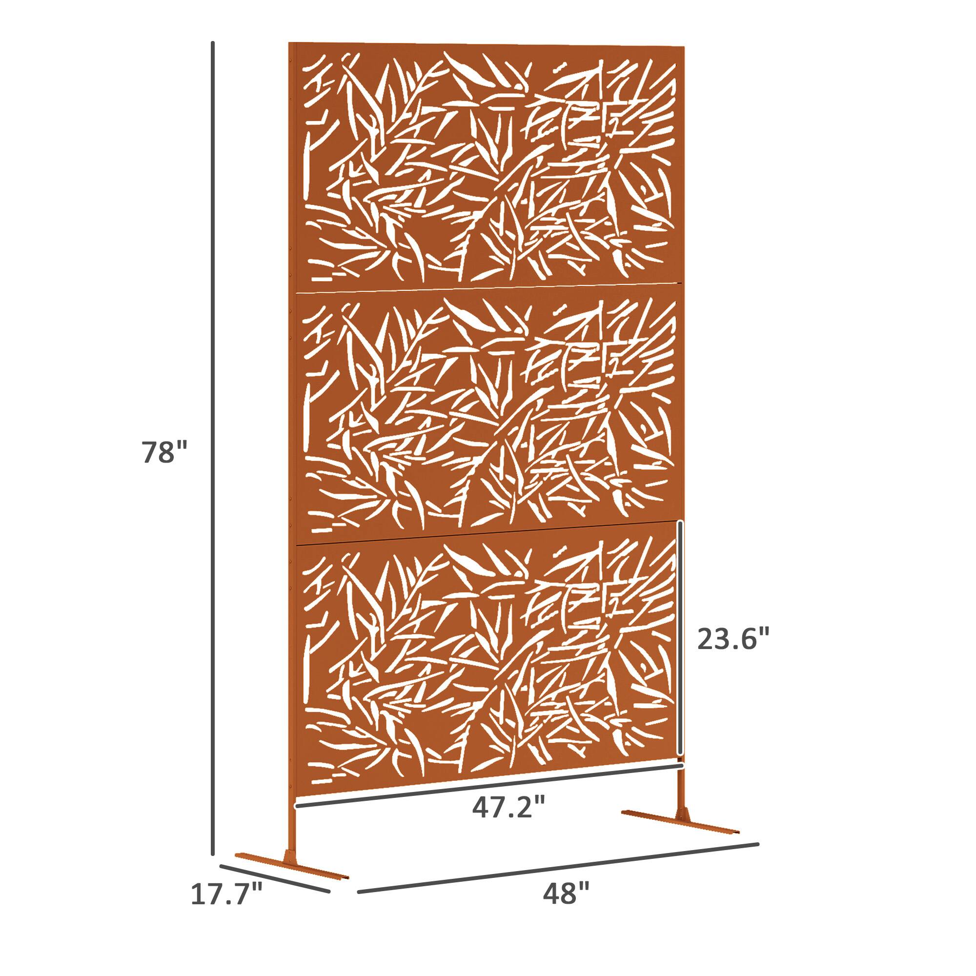 78", 48", 47.2", 23.6", 17.7"