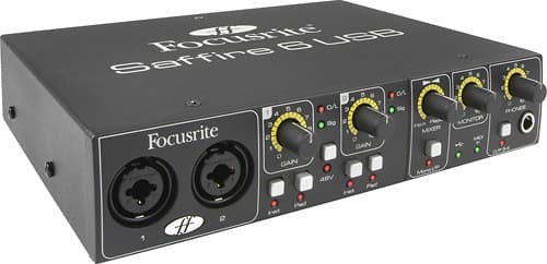 Angle Standard. Focusrite - Saffire 6 USB Audio Interface.