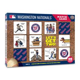 YouTheFan - Washington Nationals Licensed Memory Match Game - Multicolor