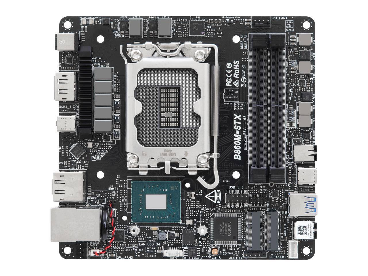 ASRock Deskmini B860W Intel Socket LGA1851 Black Barebone - Best Buy