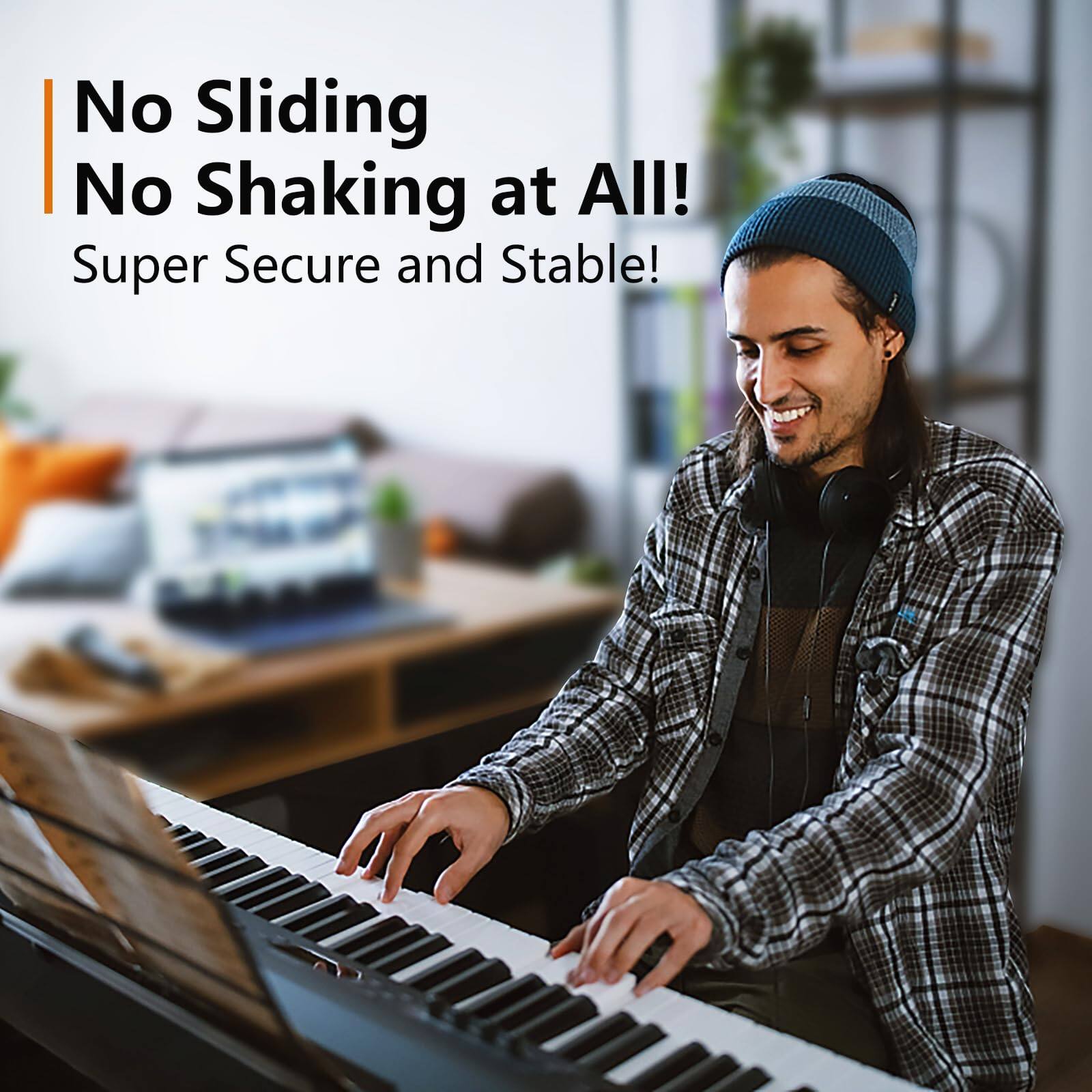 No Sliding  
No Shaking at All!  
Super Secure and Stable!