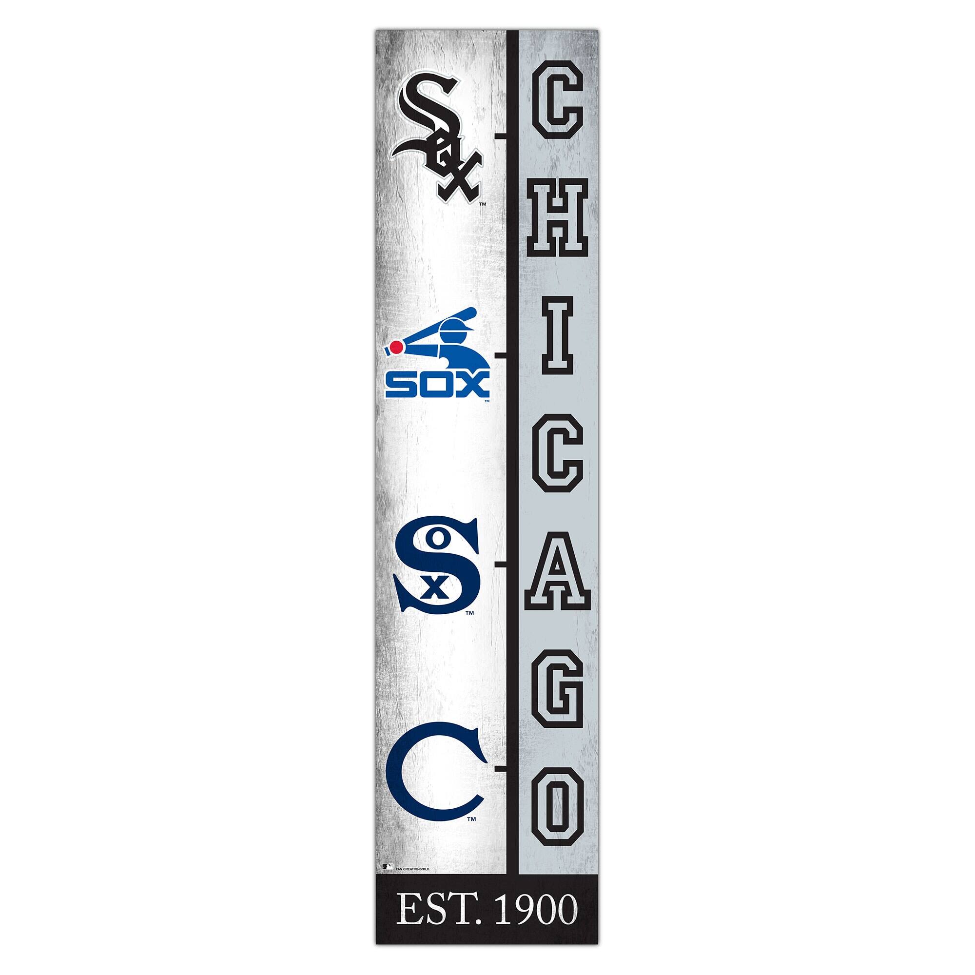 Chicago White Sox 6" x 24" Progression Wood Sign
