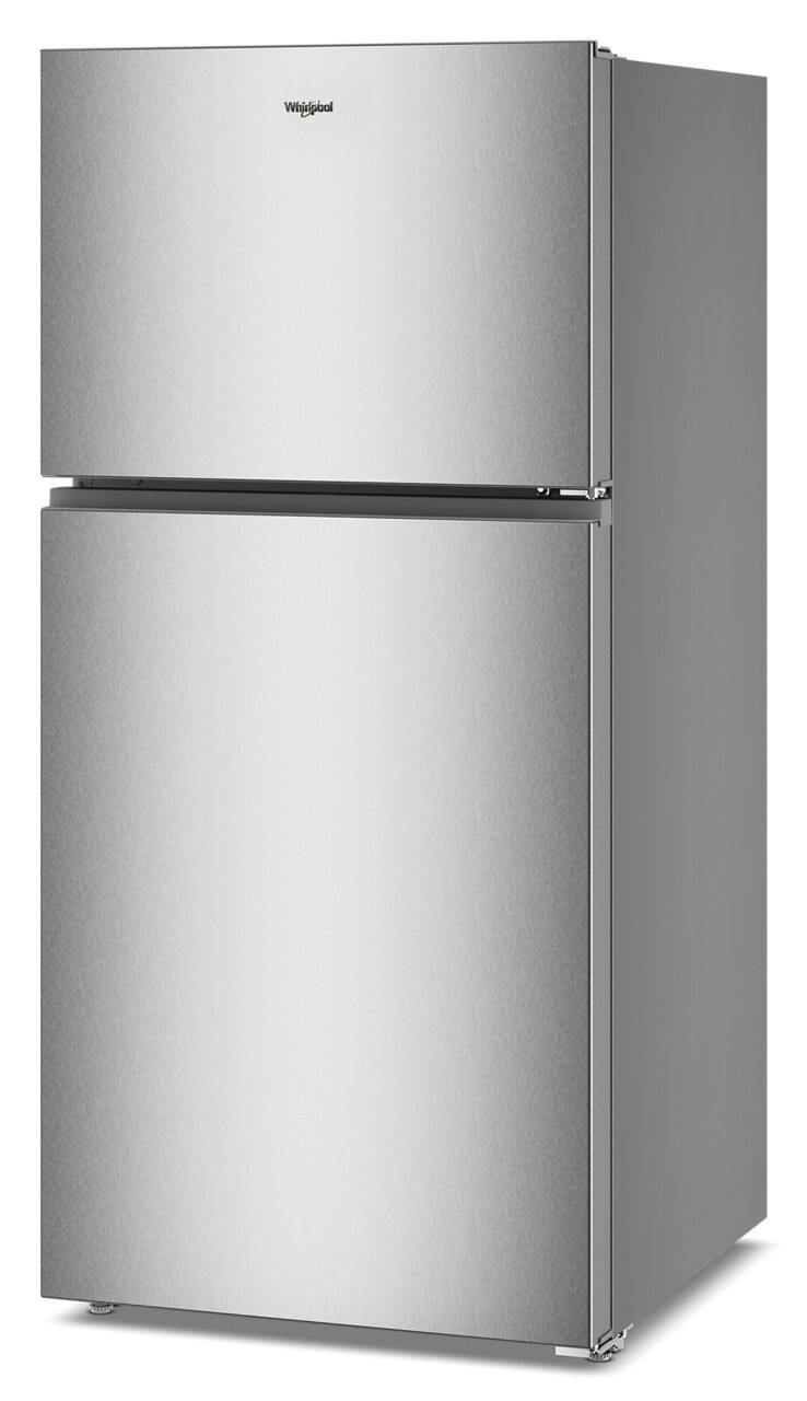 Alt View 9. Whirlpool - 30-inch Wide Top Freezer Refrigerator with Total Coverage Cooling- 19 Cu. Ft. - Fingerprint-Resistant Stainless Finish.