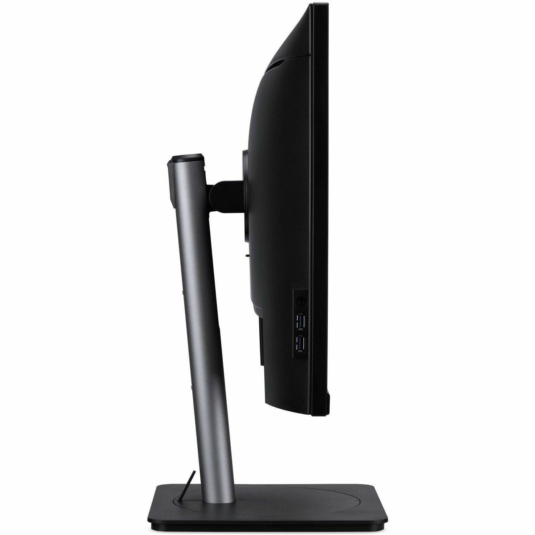 Alt View 5. Acer - Acer Vero CB273U D 27" Class Webcam WQHD LED Monitor - 16:9 - Black - 27" Viewable - In-plane Switching (IPS) Technology - Black.