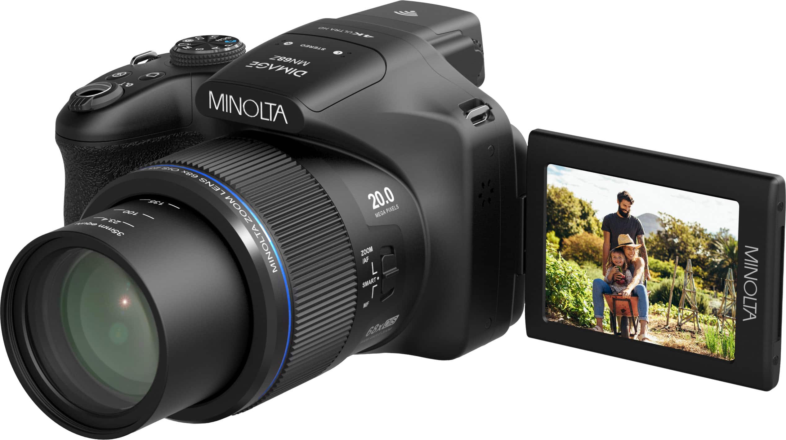 Minolta DiMAGE MN68Z 20.0 Megapixels 4K 68x Optical Zoom Lens