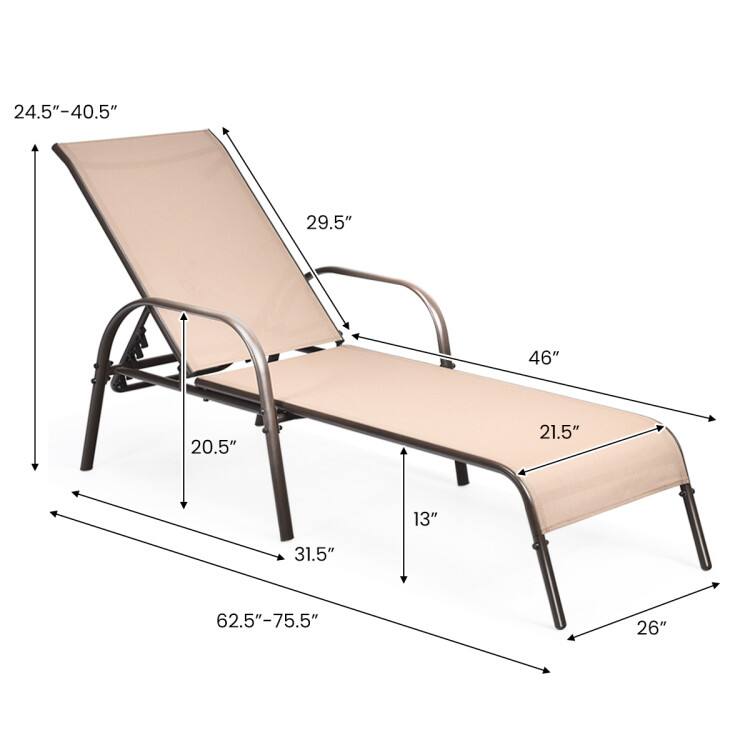 24.5"-40.5" 29.5" 46" 20.5" 21.5" 13" 31.5" 62.5"-75.5" 26"
