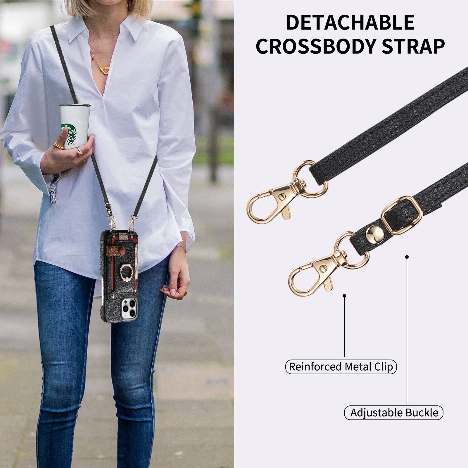 DETACHABLE CROSSBODY STRAP  
Reinforced Metal Clip  
Adjustable Buckle