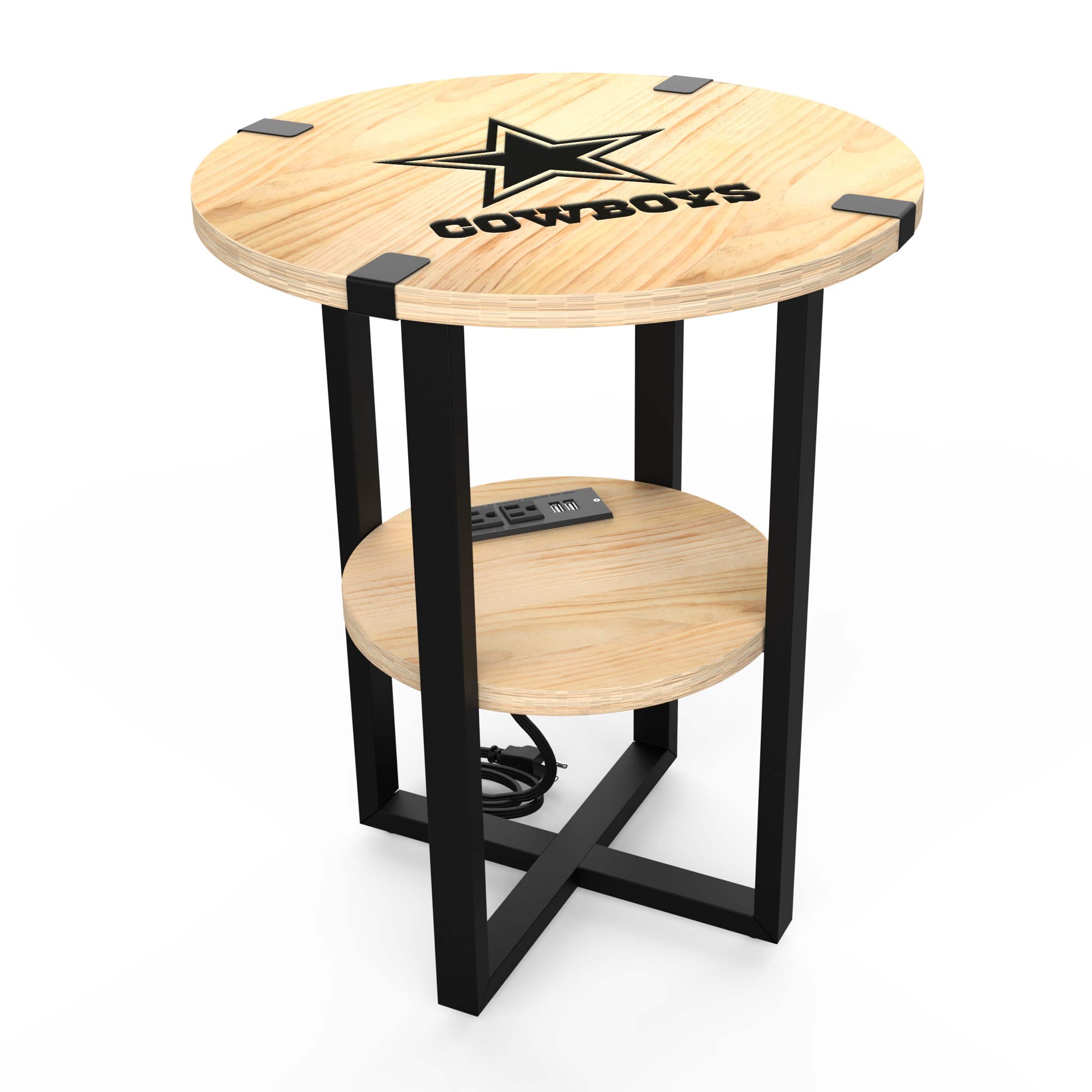 "Imperial - Dallas Cowboys 18"" Side Table with Charger - Multicolor" price history on PriceWatchPro