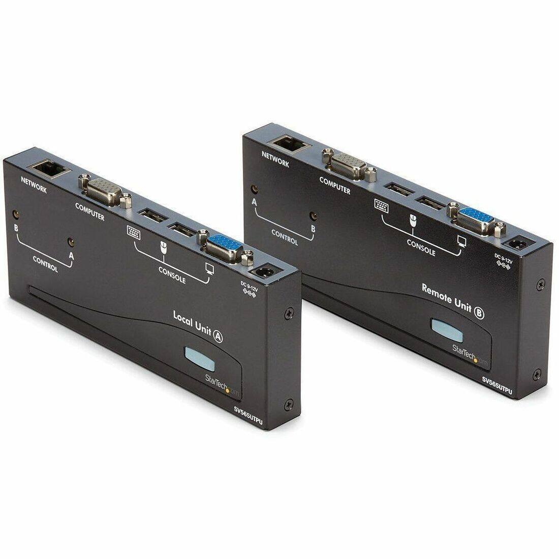 NETWORK COMPUTER CONTROL CONSOLE DC 9-12V  
adidas Local Unit A StarTech SV56SUTPU  
CONSOLE DC9-12V  
Remote Unit 8 StarTech SV565UTPU