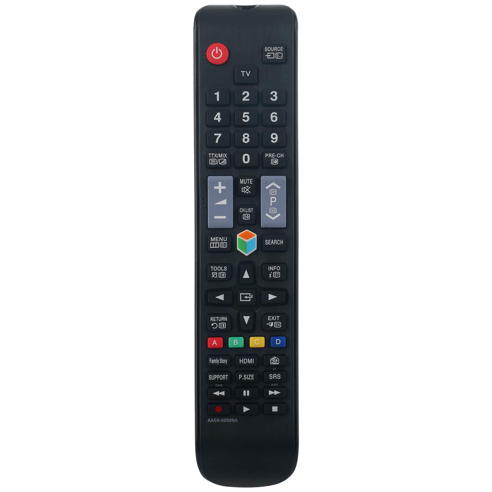 VINABTY - New AA59-00589A Replaced Remote Fits for Samsung TV UA32ES6200RXZN UA32ES6220RXXT UA40ES6600RXZN UA46ES6600RMXL - Black