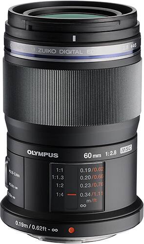 【中古】OLYMPUS M.ZUIKO DIGITAL 60mm F2.8 ED Olympus M.Zuiko Digital ED 60mm f/2.8 Macro Lens for Select
