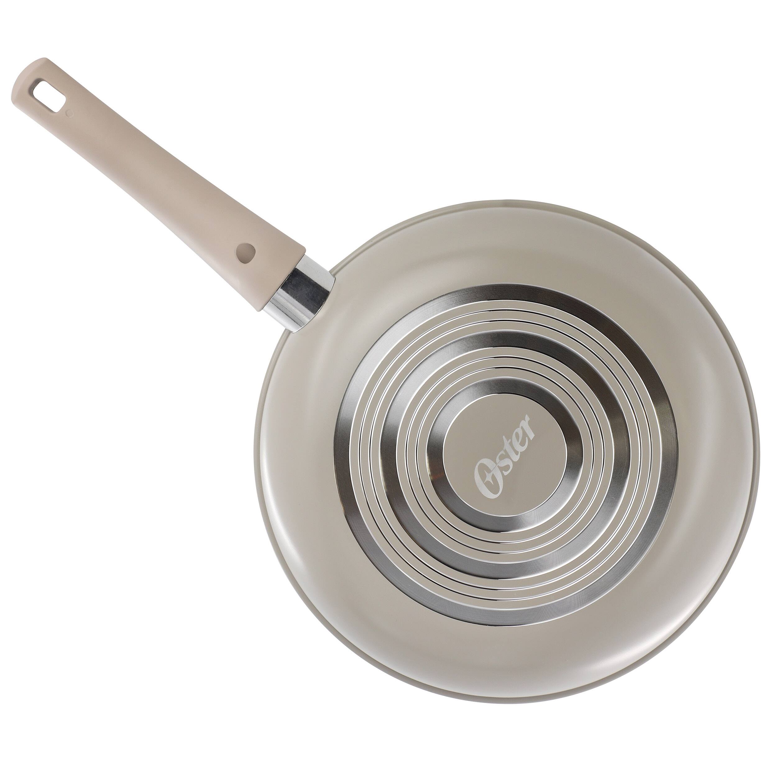 Alt View 5. Oster - Oster Sutterville Choice 12 Inch Ceramic Nonstick Frying Pan in Beige - Beige.