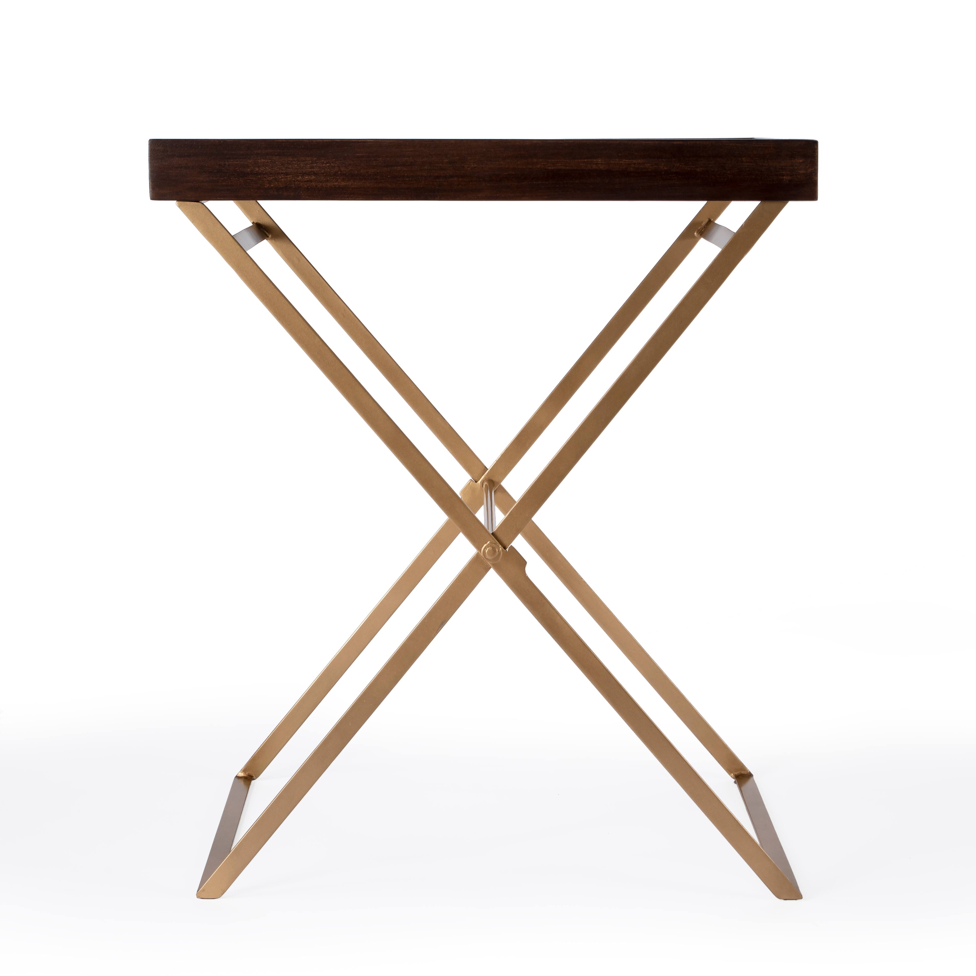 Butler Specialty Emma 23.75 in. W Rectangular Wood and Metal Removeable ...