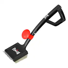 FEASTO - Grill Brush 6-in-1 Bristle-Free Steam Cleaner with Stainless Steel Scraper & Rotating Handle