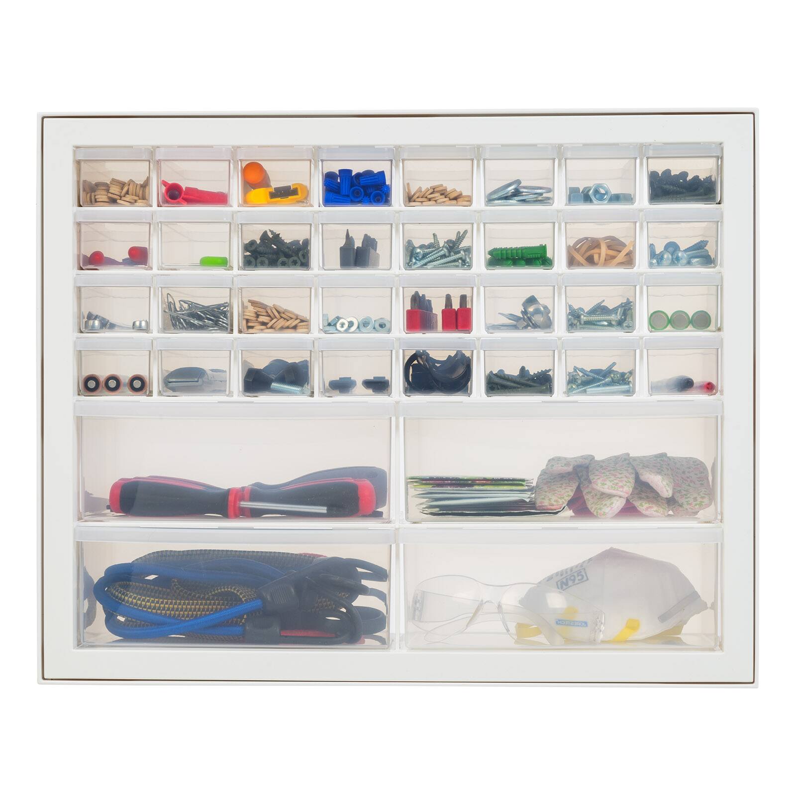 Alt View 8. IRIS USA - IRIS USA Stackable Storage Cabinet for Hardware Crafts, Small Parts organize Drawer, Compartment.