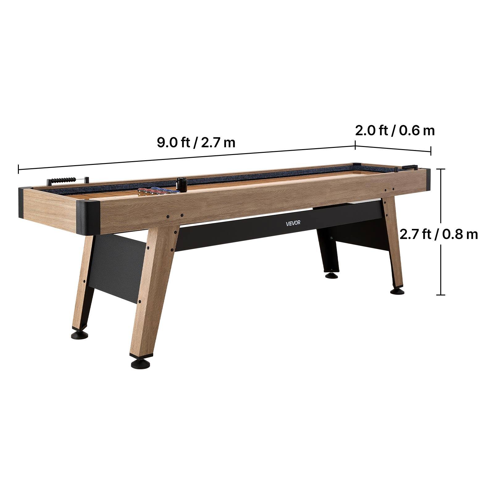 9.0 ft/2.7 m  
2.0 ft/0.6 m  
2.7 ft/0.8 m  
VEVOR