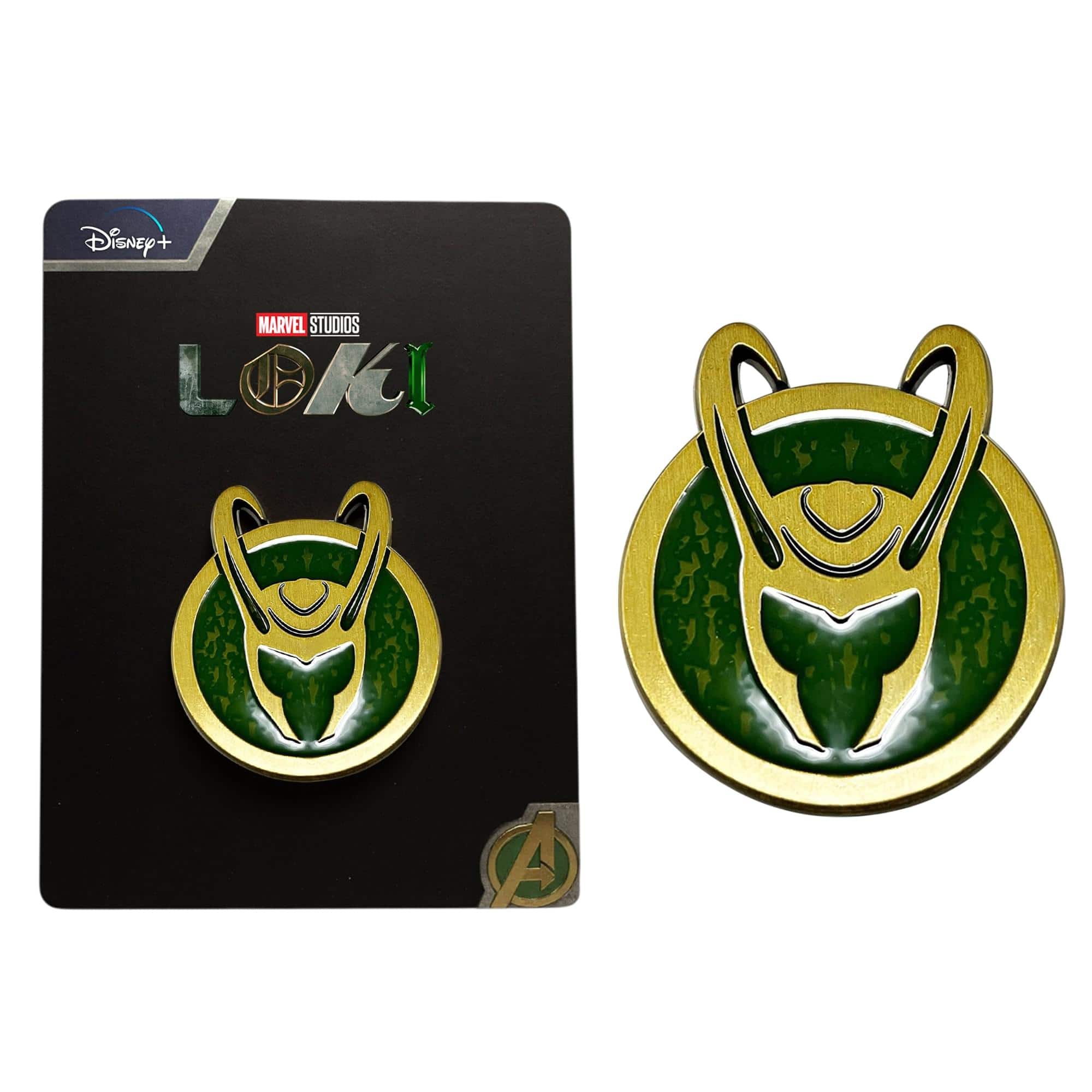 SalesOne LLC - Marvel Loki Helmet Enamel Collector Pin - Gold