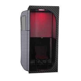 Infrared Sauna Tent with Red Light | EZLIFE - Black