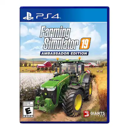 PS4. Farming Simulator 19 AMBASSADOR EDITION EVERYONE ENFANTS ET ADULTES E ESRB GIANTS SOFTWARE - E (Everyone)